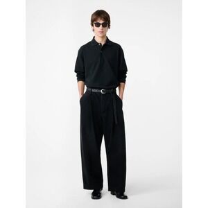 Studio Nicholson Puch Denim Pant Washed Black Pleated Regenerative Denim Wide M